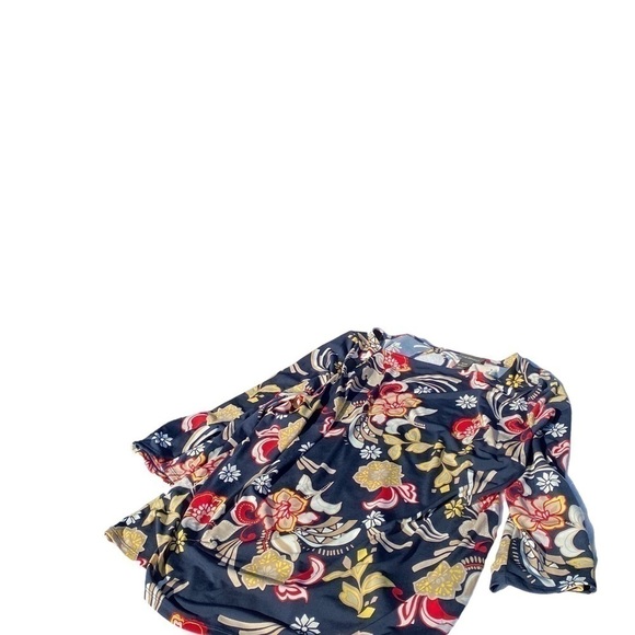 Lane Bryant Womens Multicolored Floral Boho Casual Plus Size Tunic Blouse 18/20 - Picture 8 of 11